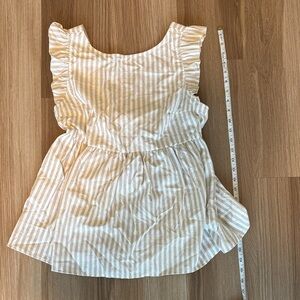 SHEIN Beige Striped Tank Top